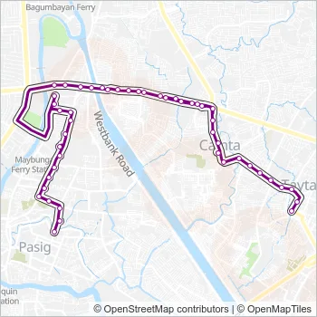 JEEP Bus Line Map
