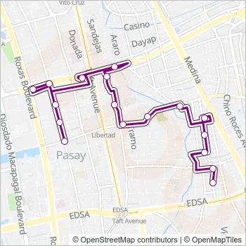 JEEP Bus Line Map
