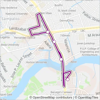 JEEP Bus Line Map