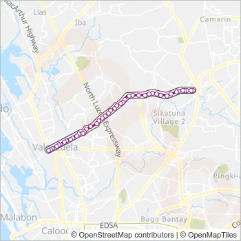 JEEP Bus Line Map