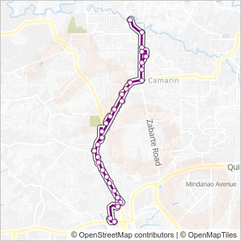 JEEP Bus Line Map