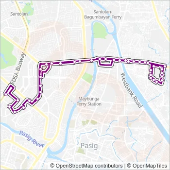 JEEP Bus Line Map