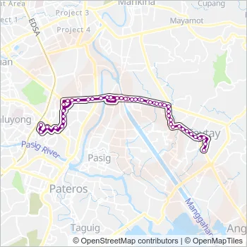 JEEP Bus Line Map