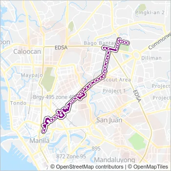 JEEP Bus Line Map