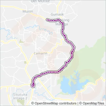JEEP Bus Line Map