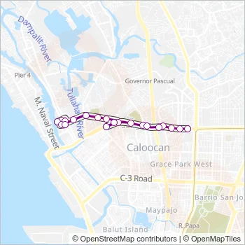 JEEP Bus Line Map