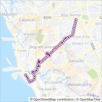 JEEP Bus Line Map