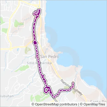 JEEP Bus Line Map