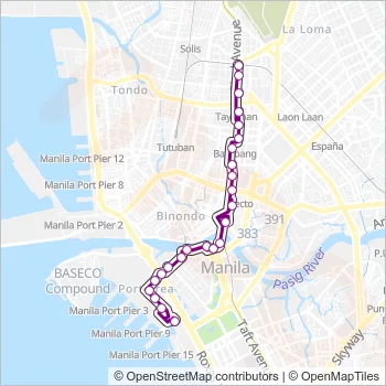 JEEP Bus Line Map