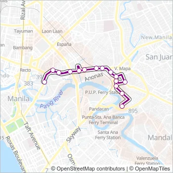 JEEP Bus Line Map