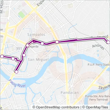 JEEP Bus Line Map
