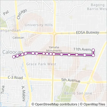 JEEP Bus Line Map