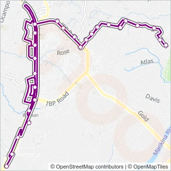 JEEP Bus Line Map
