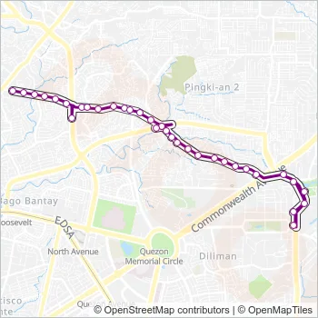 JEEP Bus Line Map