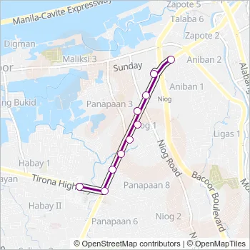 JEEP Bus Line Map