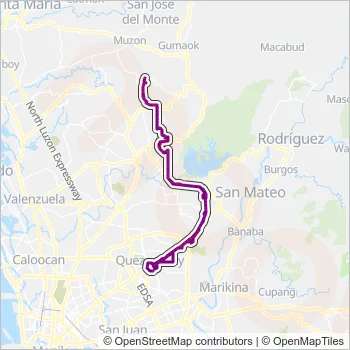 JEEP Bus Line Map