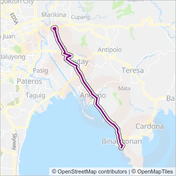 JEEP Bus Line Map