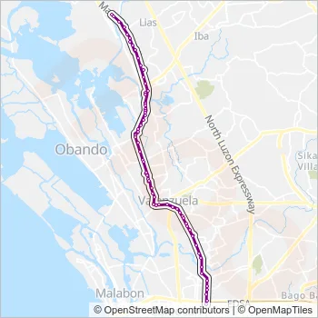JEEP Bus Line Map