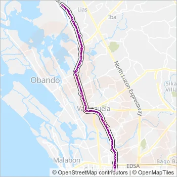 JEEP Bus Line Map
