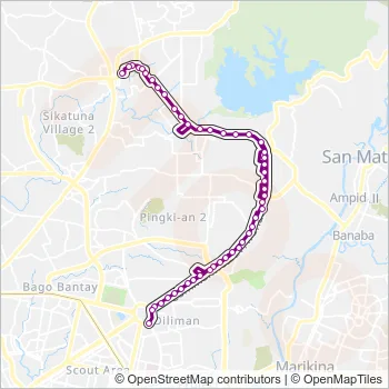 JEEP Bus Line Map