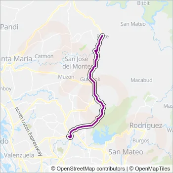 JEEP Bus Line Map