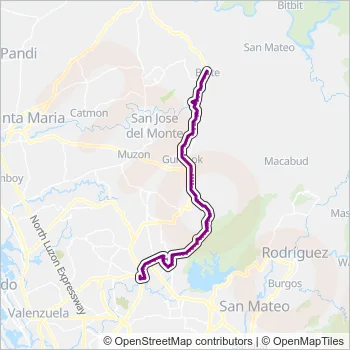 JEEP Bus Line Map