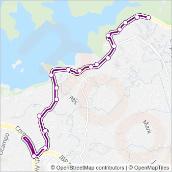 JEEP Bus Line Map