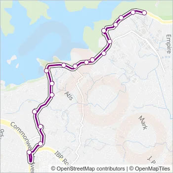 JEEP Bus Line Map