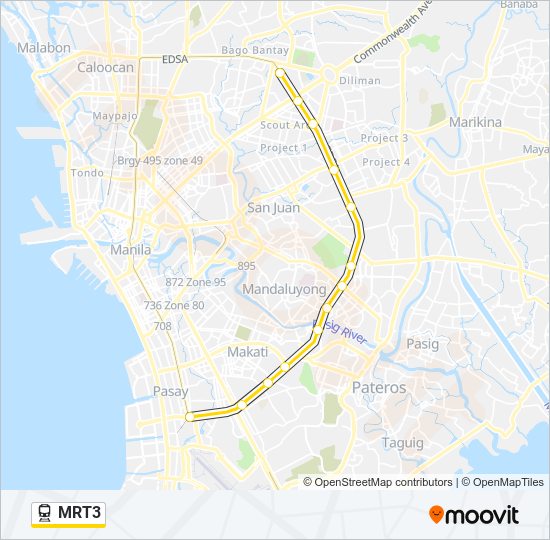 Mrt3 Route Schedules Stops Maps North Avenue