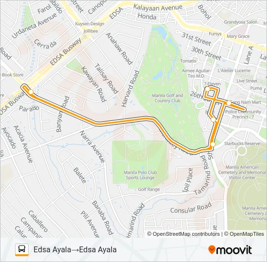 LOWER WEST EXPRESS Bus Line Map