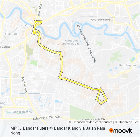 klg3b Route: Schedules, Stops u0026 Maps - Bandar Putera ↺ Bandar 