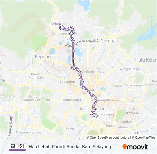 151  Line Map