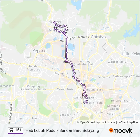 151  Line Map