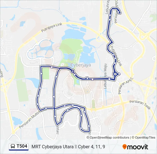T504  Line Map