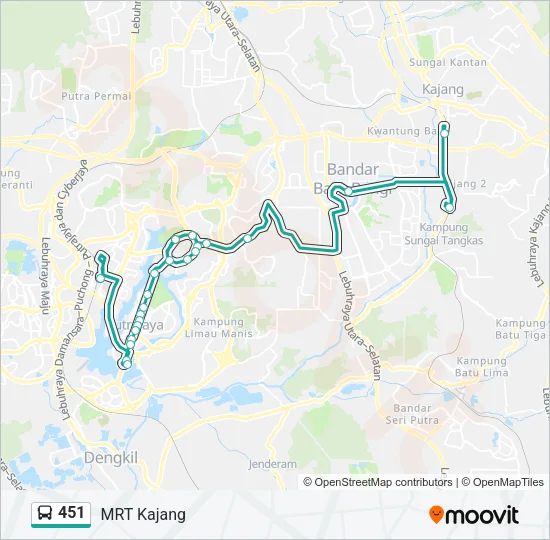 451  Line Map