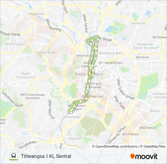 GOKL-03-(RED) Bus Line Map