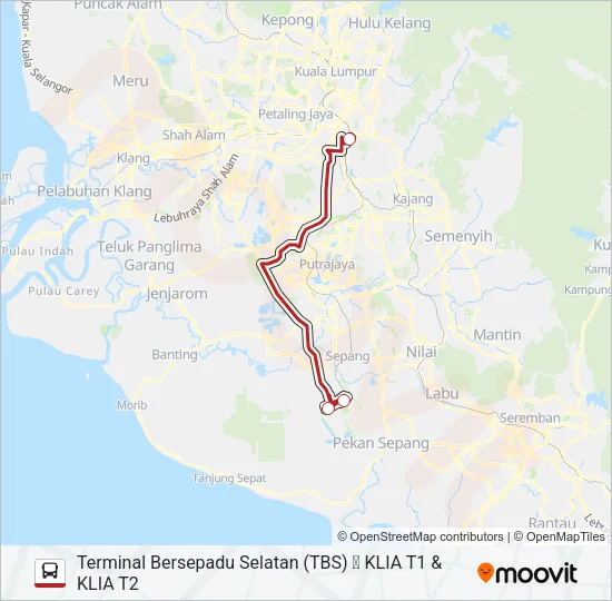 STARMART2 Bus Line Map