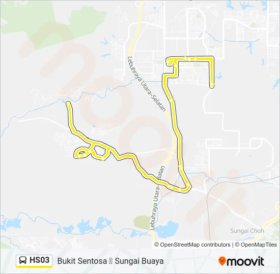 HS03 Bus Line Map