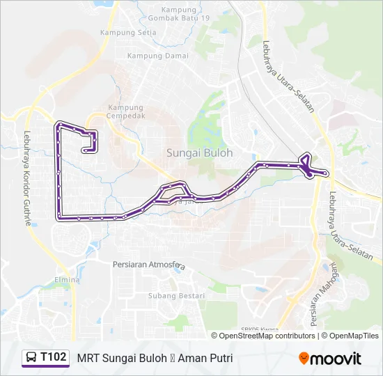 T102  Line Map