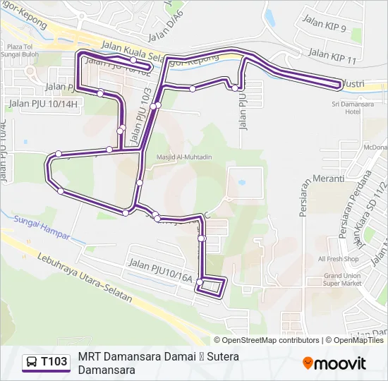T103  Line Map