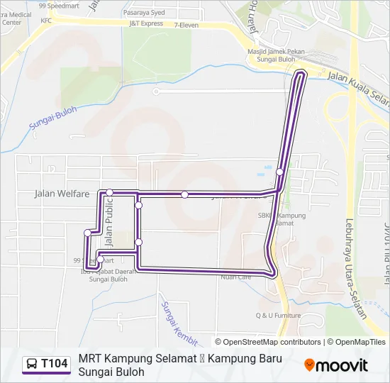T104  Line Map