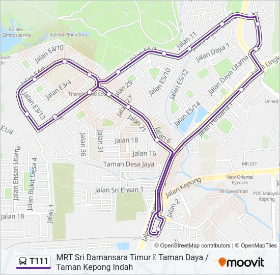 T111  Line Map