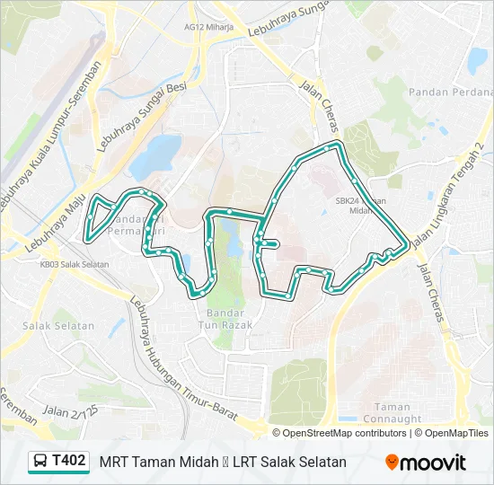 T402  Line Map