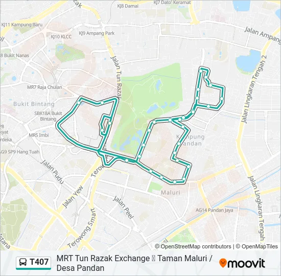 T407  Line Map