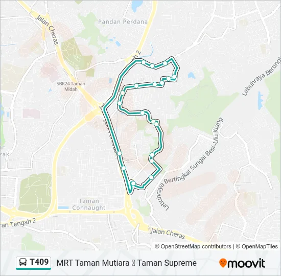 T409  Line Map
