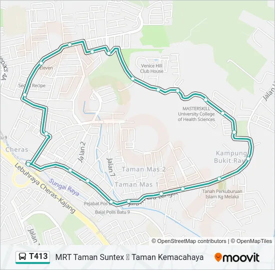 T413  Line Map