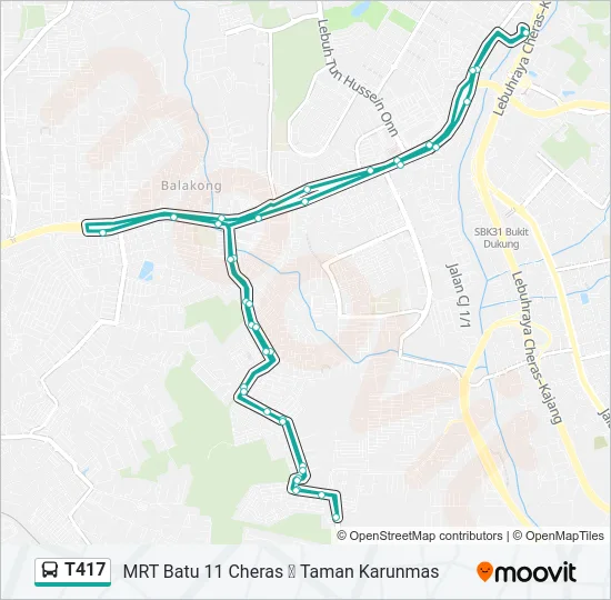 T417  Line Map