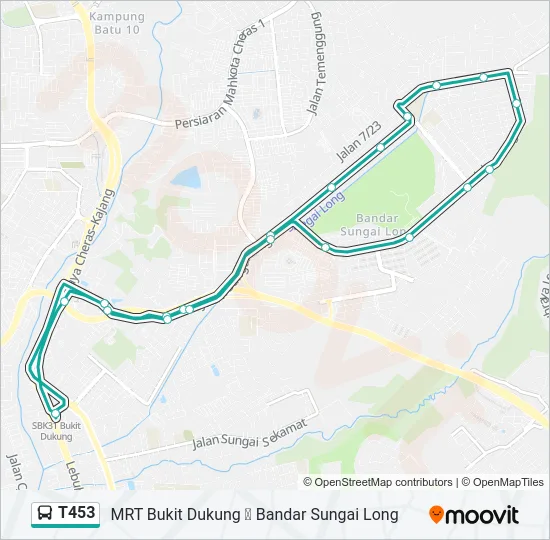 T453  Line Map