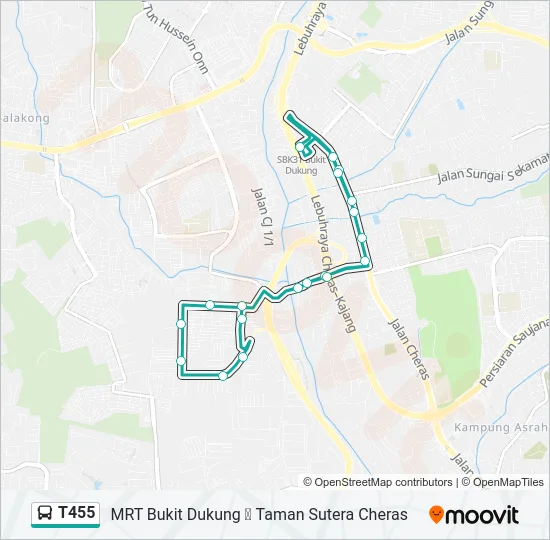 T455  Line Map