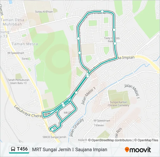 T456  Line Map